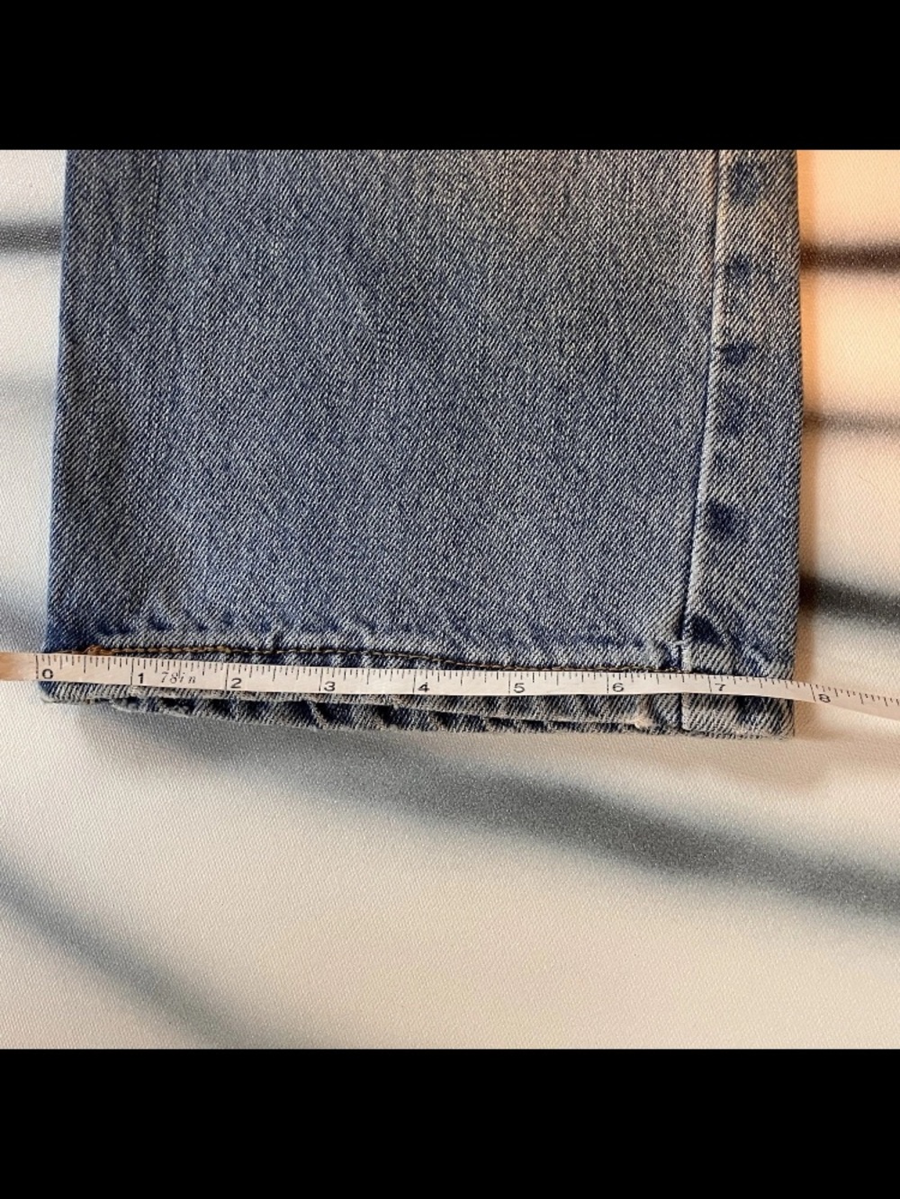 Vintage Levi's 505 Jeans Mens 30x34(33) Regular Fit Y2K Straight Leg Light Wash - Picture 8 of 8